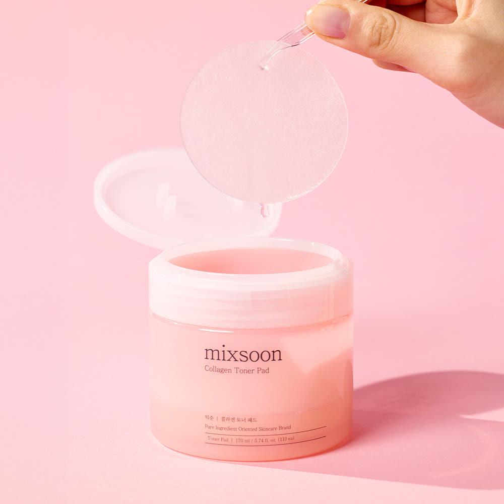 mixsoon PDRN Collagen Toner Pad – 110 Pads / 170ml | Anti-Aging & Hydration Boost Product image