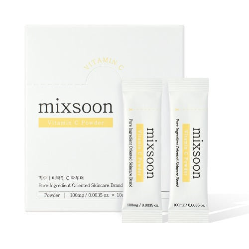 Mixsoon Vitamin C Powder – 1 Box (100mg x 10 Sachets) | 100% Pure Glow-Boosting Vitamin C Product image
