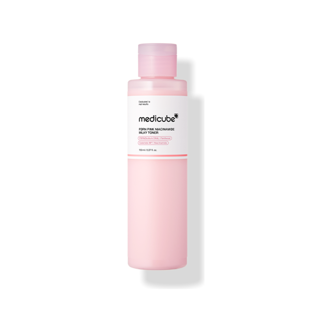 medicube PDRN Pink Niacinamide Milky Toner – 150ml | Brightening Toner Essence with Salmon PDRN Product image