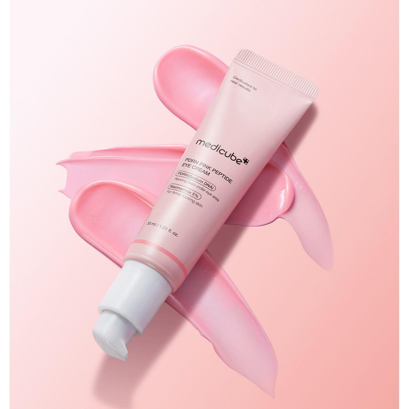 medicube PDRN Pink Peptide Eye Cream – 30ml | Brightening & Firming Eye Treatment for Dark Circles Product image