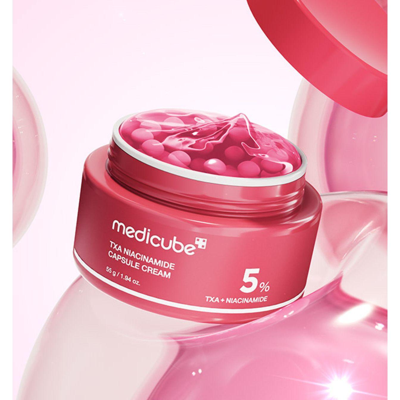 medicube TXA Niacinamide Capsule Cream – 55g | Brightening Cream for Dark Spots & Uneven Skin Tone Product image
