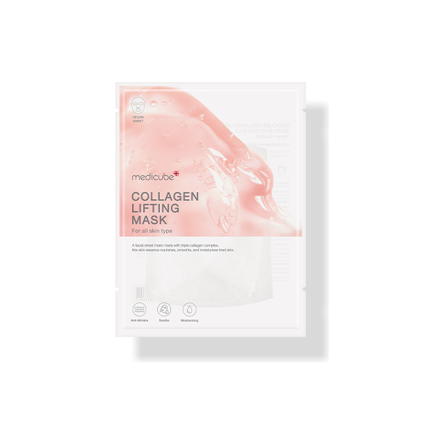 medicube Collagen Lifting Mask – 27g x 5 Count| Triple Collagen Firming & Hydrating Sheet Mask Product image