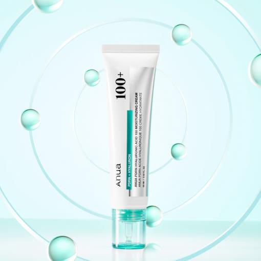 Anua PDRN Hyaluronic Acid 100 Moisturizing Cream – 60ml | 100-Hour Hydration with Triple-Layer PDRN, Hyaluronic Acid & Collagen Product image