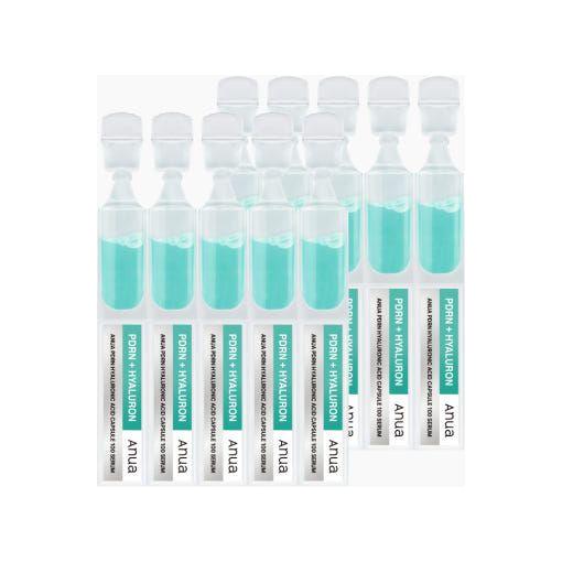 Anua PDRN Hyaluronic Acid Capsule 100 Serum – 1ml x 10 Ampoules | Instant Plumping & Deep Hydration Treatment Product image