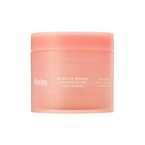 Huxley Conditioning Pad Every Moment – 140ml / 60 Pads | Vegan Toner Pads with Fermented Cactus Water for Deep Hydration & Soothing Product image