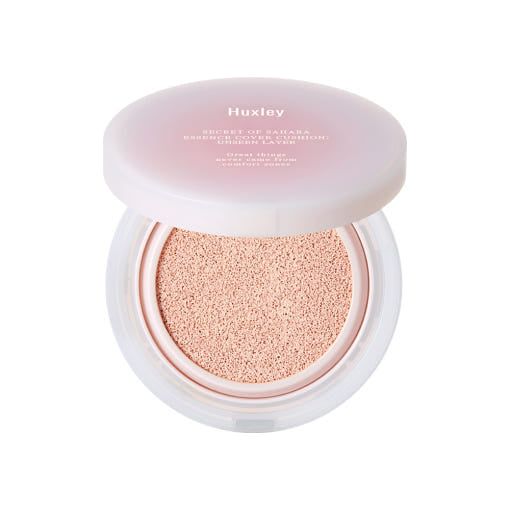 Huxley Essence Cover Cushion Unseen Layer SPF23 PA++ 12g (2 Colors) | Radiant, Dewy Coverage with Cactus Flower Keratinase Product image