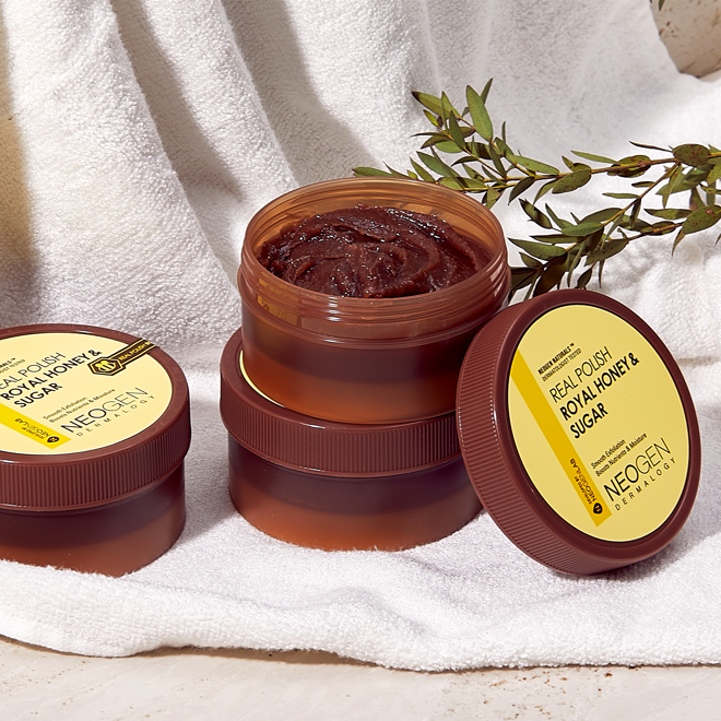 NEOGEN Dermalogy Real Polish – Royal Honey & Sugar Scrub 100g | Gentle Exfoliation & Deep Moisture Product image