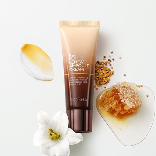 MISSHA Bee Pollen Renew Ampoule Cream – 60ml | Intense Moisture + Skin Barrier Repair Product image
