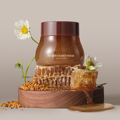 MISSHA Bee Pollen Renew Honey Mask – 130ml | Deep Moisture & Gentle Exfoliation for Radiant Skin Product image