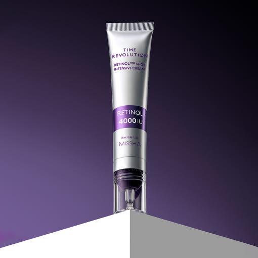 MISSHA Time Revolution Retinol 4000 Shot Intensive Cream – 25ml | Firming & Barrier-Strengthening Moisturiser Product image