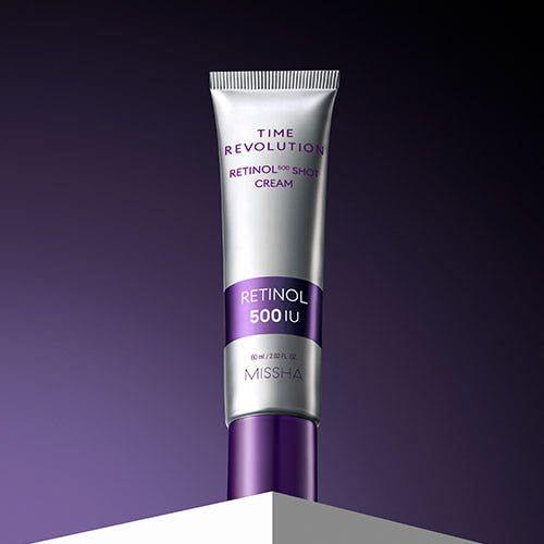 MISSHA Time Revolution Retinol 500 Shot Cream – 60ml | Intensive Anti-Aging & Elasticity Boost Product image