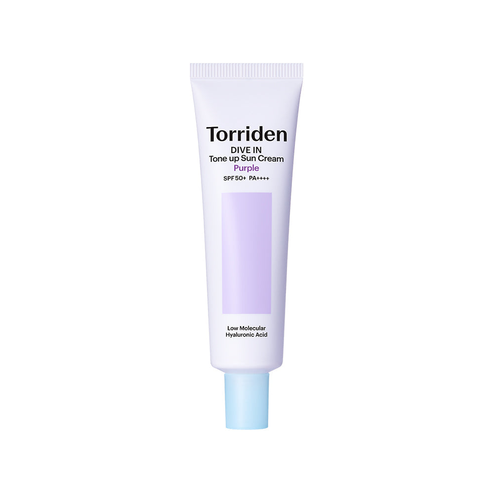 Torriden DIVE IN Purple Tone Up Sunscreen SPF 50+ PA++++ – 60ml All-in-One Brightening Sunscreen | Tone-Up + UV Protection + Moisture Care Product image