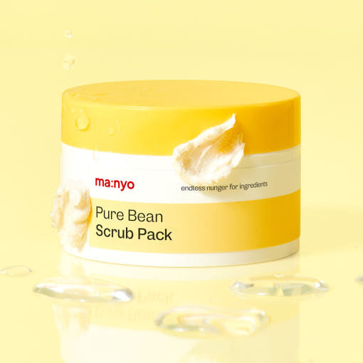 MANYO FACTORY Pure Bean Scrub Pack – 100g Nourishing Multi-Scrub Mask | Deep Pore Cleanse, Exfoliation & Hydration in 5 Minutes Product image