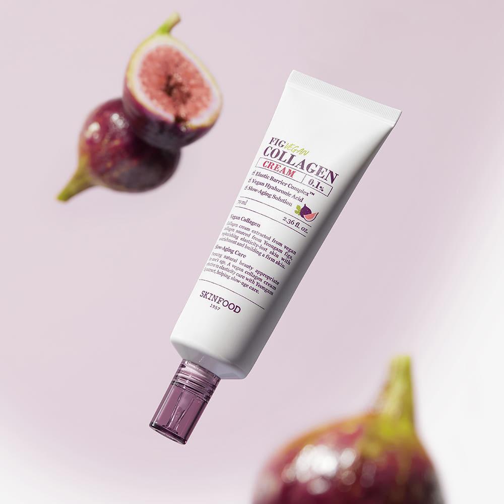 SKINFOOD Fig Vegan Collagen Cream – 70ml | Firming & Hydrating Vegan Moisturiser for Elasticity Loss Product image