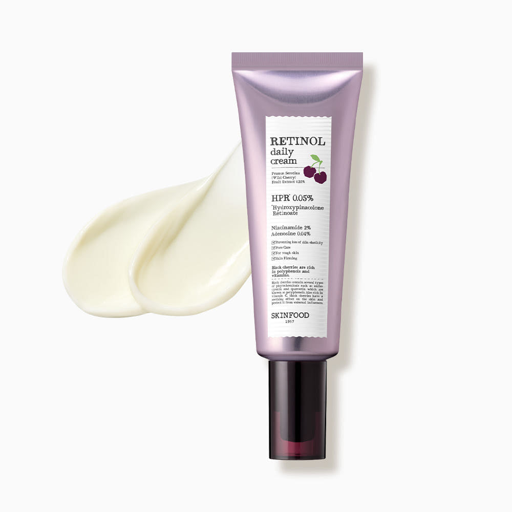 SKINFOOD Black Cherry Retinol Daily Cream – 70ml | Firming & Brightening Daily Moisturiser Product image