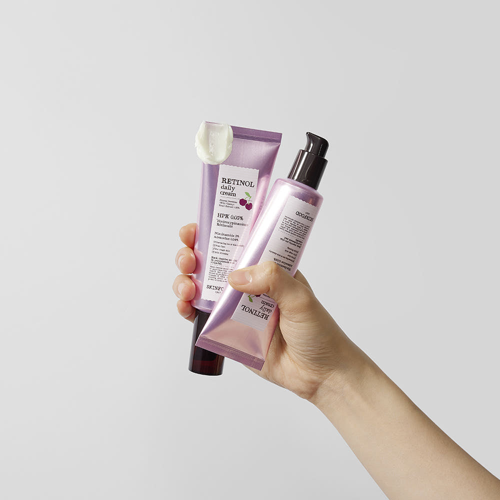 SKINFOOD Black Cherry Retinol Daily Cream – 70ml | Firming & Brightening Daily Moisturiser Product image