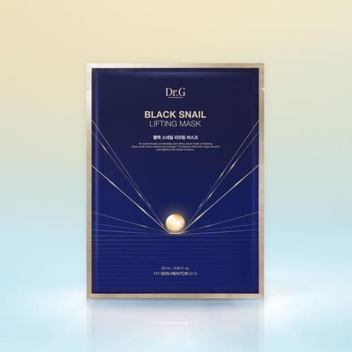 Dr.G Black Snail Lifting Mask – 28ml x 10 Sheets | Elasticity-Boosting Lifting Sheet Mask with Collagen & Black Snail Mucin Product image