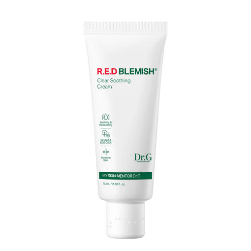 Dr.G RED BLEMISH Clear Soothing Cream – 70ml | Ultra-Calming Hydration for Sensitive & Acne-Prone Skin Product image