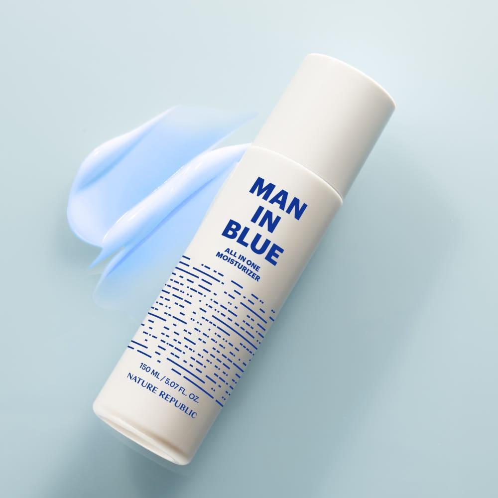 NATURE REPUBLIC Man In Blue All In One Moisturizer – 150ml | Lightweight Daily Hydration for Men Product image