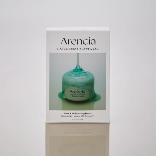 Arencia Holy Hyssop Mask Pack – 27ml x 5ea | Radiance-Boosting Hydration for Glass-Like Skin Product image