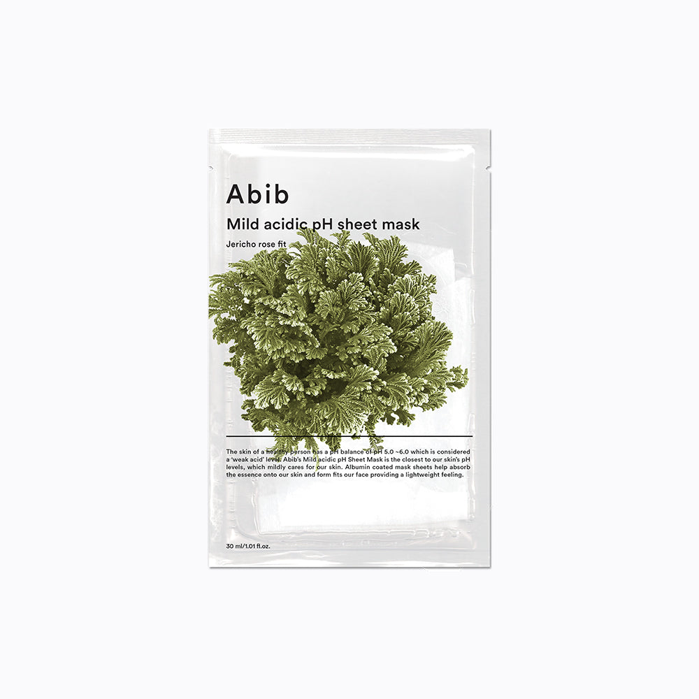 Abib Mild Acidic pH Sheet Mask Jericho Rose Fit – pH-Balanced Hydration & Clarity – 30ml x 10 Count Product image