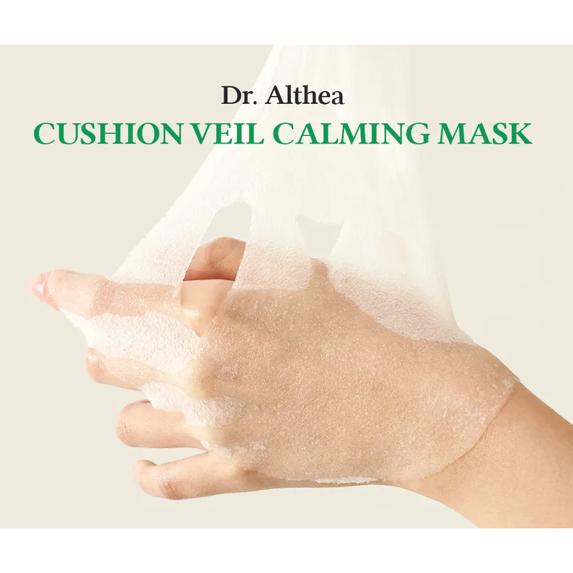 Dr.Althea Cushion Veil Calming Mask Sheet – 28g x 4 Count | Instant Cooling & Hydration for Sensitive Skin Product image