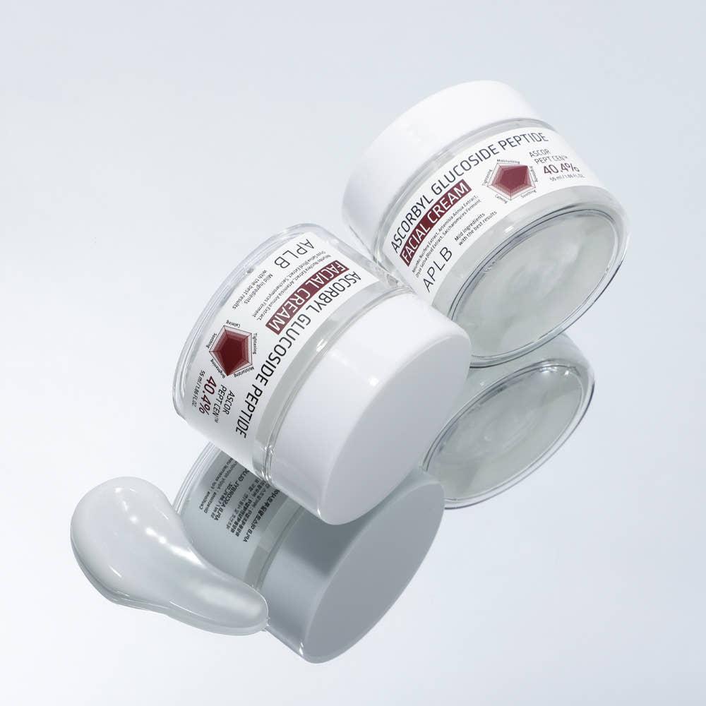 APLB Ascorbyl Glucoside Peptide Facial Cream – 55ml | Brightening, Firming Moisturiser for Sensitive & Dull Skin Product image