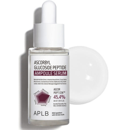 APLB Ascorbyl Glucoside Peptide Ampoule Serum – 40ml | Brightening, Firming & Pore-Tightening Serum for Sensitive Skin Product image