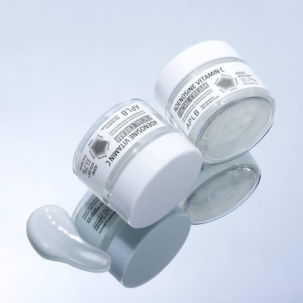 APLB Adenosine Vitamin C Facial Cream – 55ml | Brightening & Firming Moisturiser for Sensitive Skin Product image