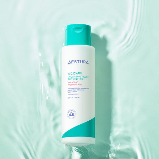 AESTURA A-Cica 365 Hydrating Relief Toner pH4.5 – 200ml | Gentle Exfoliation & Hydration for Sensitive Skin Product image