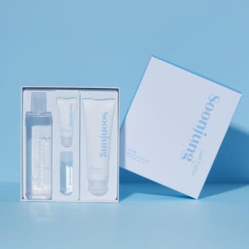 ETUDE SoonJung Skincare Duo Set | Hypoallergenic Soothing Toner & Emulsion with Free Minis Product image