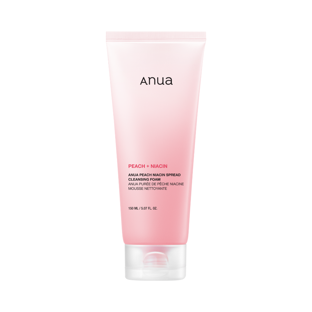 Anua Peach Niacin Spread Cleansing Foam – 150ml | Brightening, Exfoliating Daily Cleanser Product image