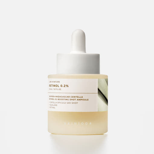 SKIN1004 Madagascar Centella Retinol 0.2 Boosting Shot Ampoule – 30ml | Gentle Retinol for Fine Lines & Skin Renewal Product image
