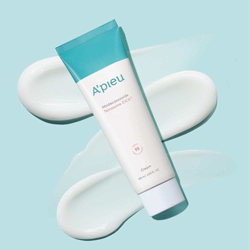 A’pieu Madecassoside Tetrasome CICA Cream – 120ml | Extra-Large Soothing & Barrier Repair Moisturizer Product image