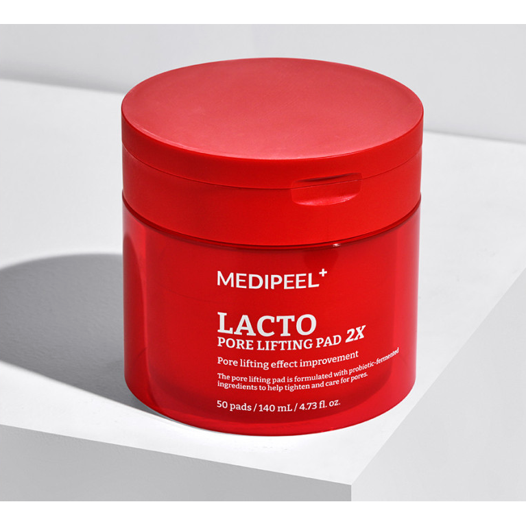 MEDIPEEL Lacto Pore Lifting Pad – 2x140ml | 50 Pads | Pore Refining & Lifting Care Product image