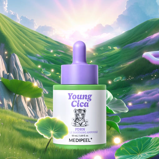 MEDIPEEL Young Cica PDRN Trouble Soothing Ampoule – 50ml | Calming, Repairing & Barrier-Strengthening Serum Product image