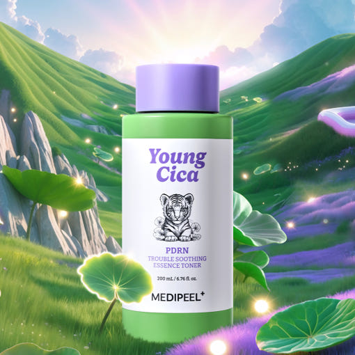MEDIPEEL Young Cica PDRN Trouble Soothing Essence Toner – 200ml | Calming, Hydrating & Barrier-Strengthening Toner Product image