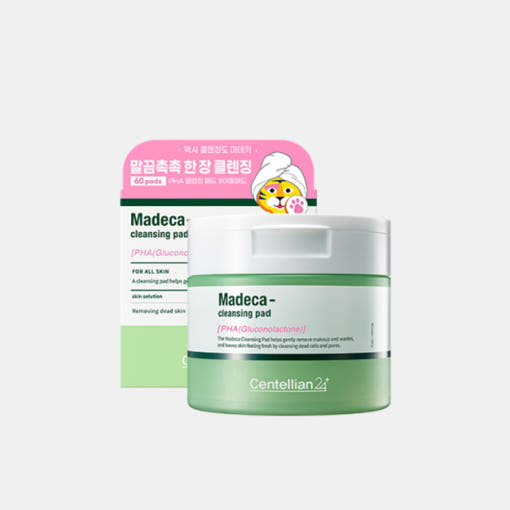 CENTELLIAN24 Madeca PHA Cleansing Pad – 60 Count | Gentle Daily Exfoliation & Soothing Care Product image