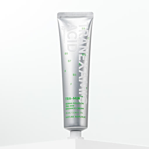 Nature Republic Derma Solution TRA-MIN Radiance Cream – 70ml | Brightening & Anti-Wrinkle Cream with Tranexamic Acid & 10 Vitamins Product image