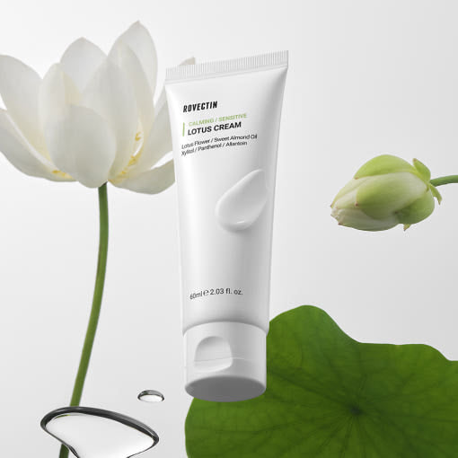 Rovectin Calming Lotus Cream – 60ml | Soothe Sensitivity, Strengthen Barrier & Hydrate Deeply Product image