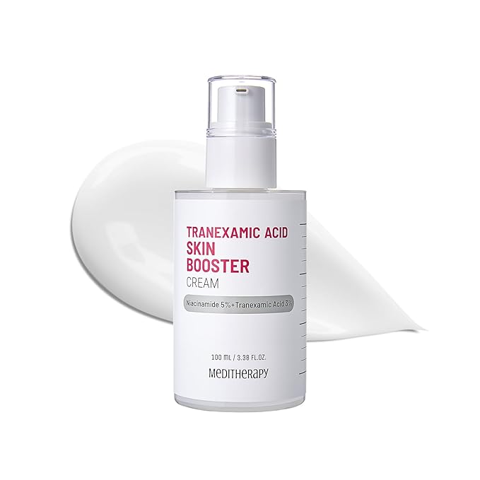 MEDITHERAPY Tranexamic Acid Skin Booster Cream 100ml - 5 Percent Niacinamide 3 Percent Tranexamic Even Radiant Tone Product image