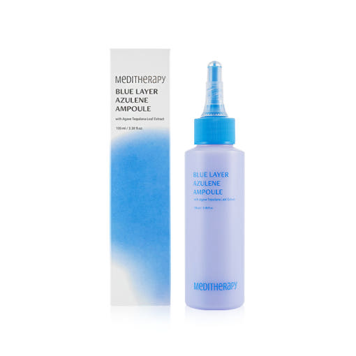 MEDITHERAPY Blue Layer Azulene Ampoule – 100ml | Soothing, Brightening & Anti-Wrinkle Hydration Product image