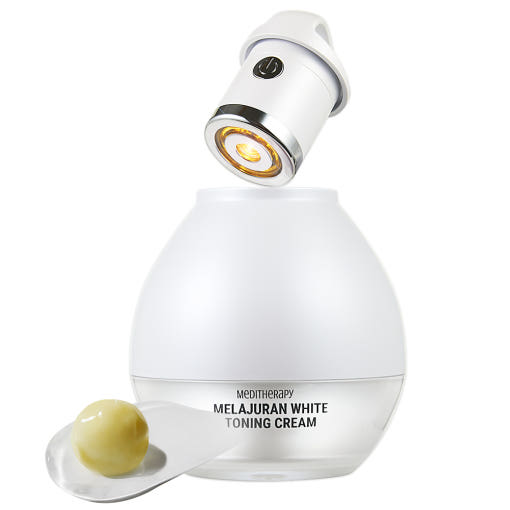 MEDITHERAPY Melajuran White Toning Cream 50ml Plus Device Set - Brightening Blemish Reduction Radiant Skin Product image