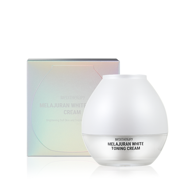MEDITHERAPY Melajuran White Toning Cream 50ml - Brightening Treatment With White Tomato Glutathione Capsule Radiance Product image