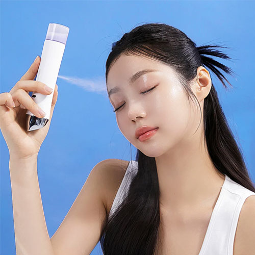 MEDITHERAPY Blue Layer Mist Ampoule Jet Device 50g - Deep Hydration Soothing Azulene EMS Skin Penetration Product image