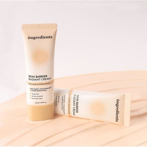 ongredients Skin Barrier Radiant Cream – 50ml | Tinted Glow Cream with Peptides & Centella for Radiant Skin Product image