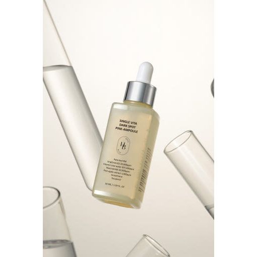 HEVEBLUE Single Vita Dark Spot Pine Ampoule 50ml Brightening Glow Fade Dark Spots Even Tone Product image