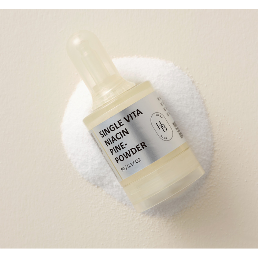 HEVEBLUE Single Vita Niacin Pine Powder 5g X 3ea Brightening Clarifying Complexion Even Tone Radiant Glow Product image