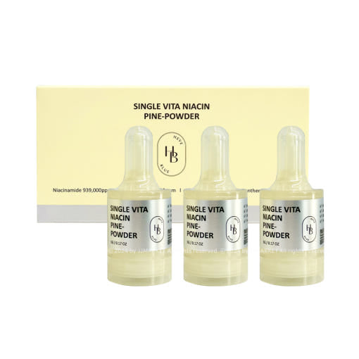 HEVEBLUE Single Vita Niacin Pine Powder 5g X 3ea Brightening Clarifying Complexion Even Tone Radiant Glow Product image