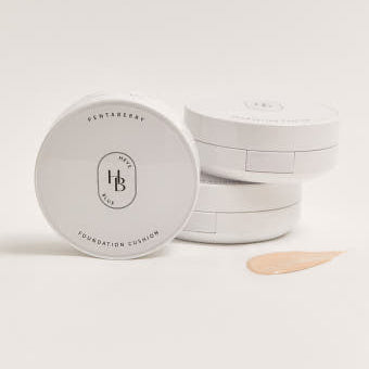 HEVEBLUE Pentaberry Glow Foundation Cushion 15g 3 Colors - SPF50+ PA++++ Shielded Radiant Coverage Product image
